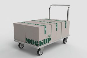 Shipping Box Mockup