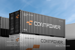 Shipping Container Mockup