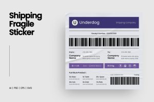 Shipping Fragile Sticker