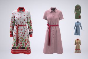 Shirt Dress Mock-up