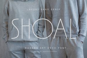 Shoal – Modern Art Deco Font