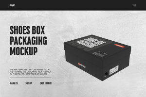 Shoes Packaging Box Mockup