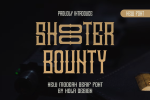 Shooter Bounty – Military Serif Font