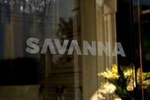 Shop Window Glass Logo Mockup