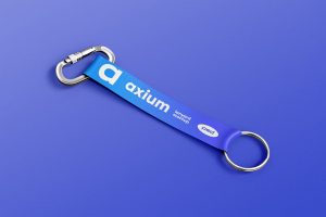 Short Lanyard Ribbon Mockup