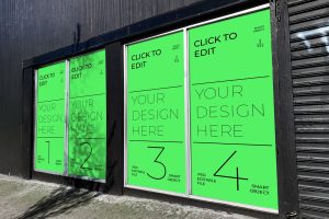 Showcase Window Mockup