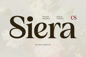 Siera – Art Nouveau Font