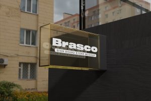 Signboard Store Mockup