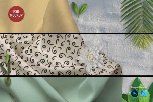 Silk Fabric Mockup