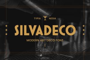 Silvadeco – Modern Art Deco Font