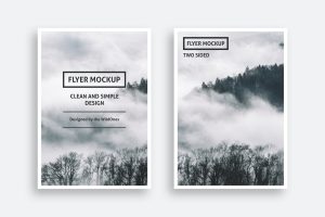 Simple Flyer or Invitation Mockups