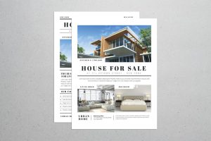 Simple Newspaper Style Real Estate flyer