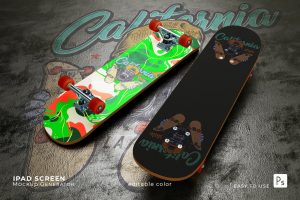 Skateboard Mockup