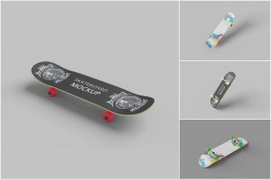 Skateboard mockup