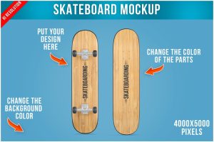 Skateboard Mockup