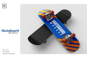 Skateboard Mockup 2 Views
