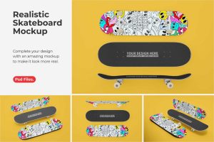 Skateboard Mockup Design