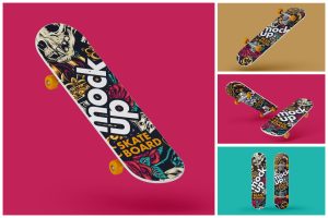 Skateboard Mockup Set