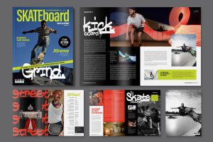 Skateboarding Magazine Template