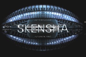 Skensha – Futuristic Font