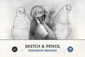 Sketch & Pencil Procreate Brushes