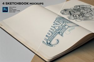 Sketch Book Mockups