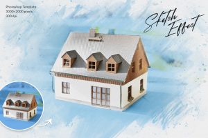 Sketch Effect – Photoshop Template