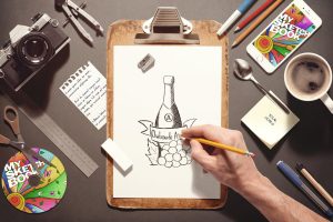 Sketchbook / Stationery Scene Creator Mock-up