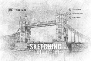 Sketching Photo Effect