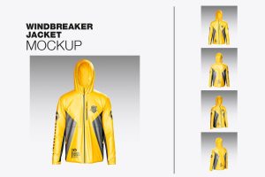 Ski Parka Jacket Mockup