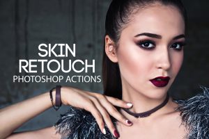 Skin Retouch Photoshop Actions Kit