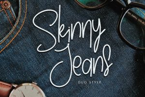 Skinny Jeans – Fashion Handwriting Font