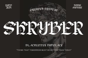 Skryber – Black letter Font