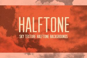 Sky Texture Halftone Backgrounds