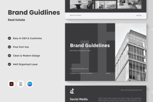 Skyline – Real Estate Brand Guideline Template