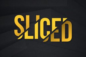 Sliced Title Text Effect