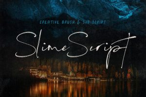 Slime SVG Script Font