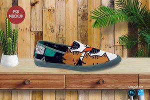 Slip on Shoes Mokup