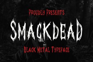 Smackdead – Black Metal Typeface
