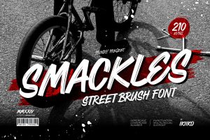 Smackles – Street Brush Font