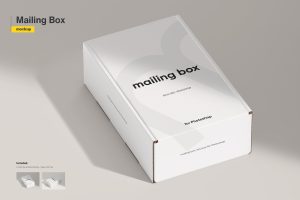 Small Mailing Box Mockup