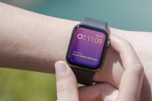 Smart Watch Mockup Outdoor Scenes