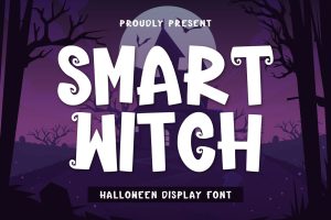 Smart Witch – Halloween Display Font