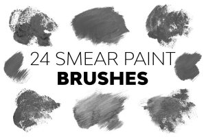 Smear Paint Brushes