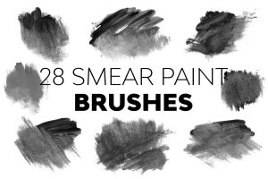 Smear Paint Brushes