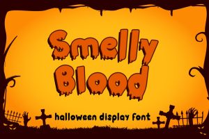 Smelly Blood – Halloween Font