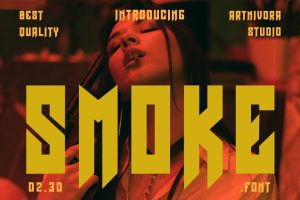 Smoke – Display Font
