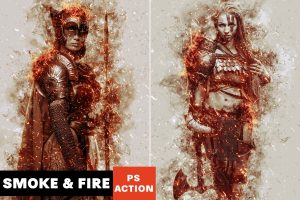 Smoke & Fire Photoshop Action