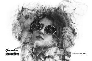 Smoke photo effect