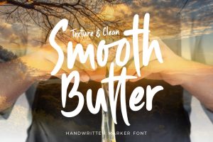 Smooth Butter – Handwritter Marker Font